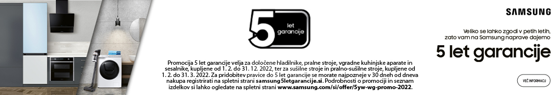 Samsung - 5-letna garancija