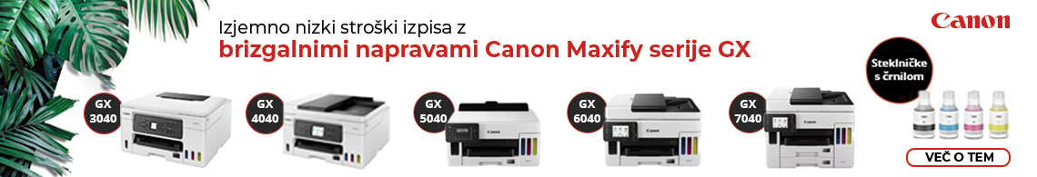 Brizgalne naprave Canon Maxify GX